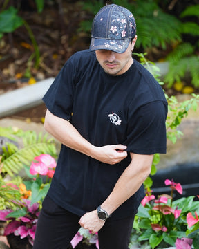 T-shirt Sakura - Noir
