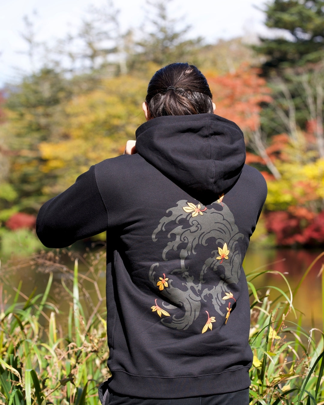 Hoodie Momiji - Black [Concours - 6 Participations]