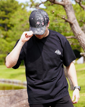 T-shirt Sakura - Noir