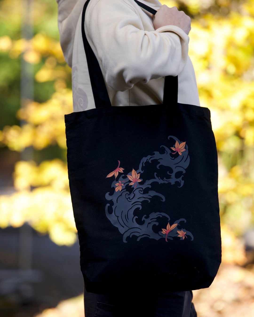 Tote Bag Momiji - Black [Concours - 1 Participation]