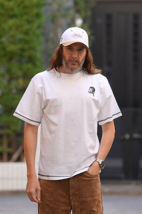 T-shirt Yukata Blanc