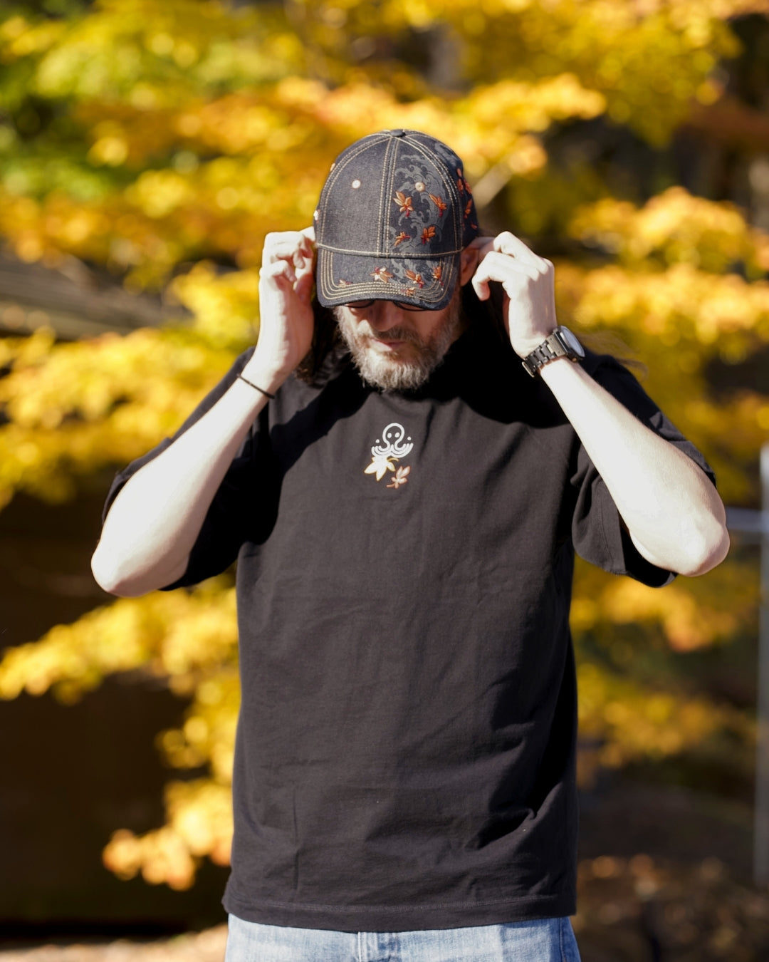 T-shirt momiji - Black [Concours - 3 Participations]