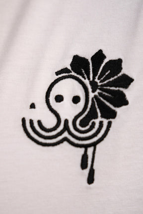 T-shirt Yukata Blanc