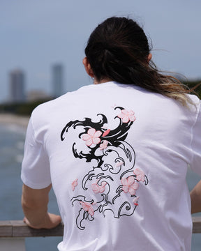 T-shirt Sakura - Blanc