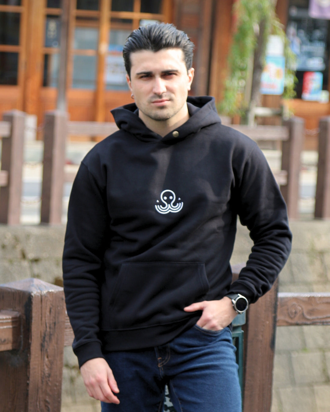 Hoodie Basics - Noir