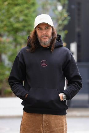 Hoodie Kamon - Black & Red