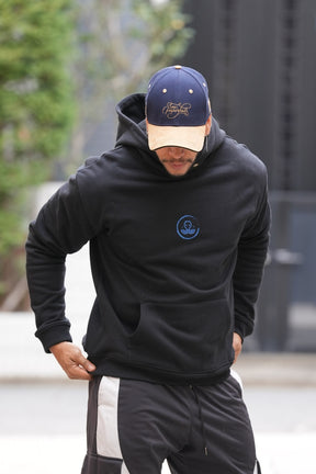 Hoodie Kamon - Black & Blue