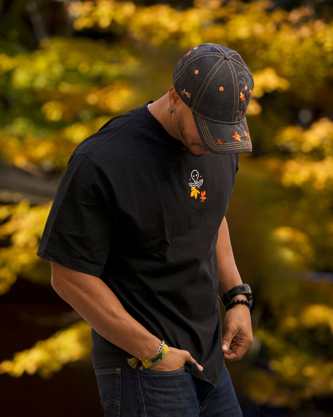 T-shirt momiji - Black [Concours - 3 Participations]