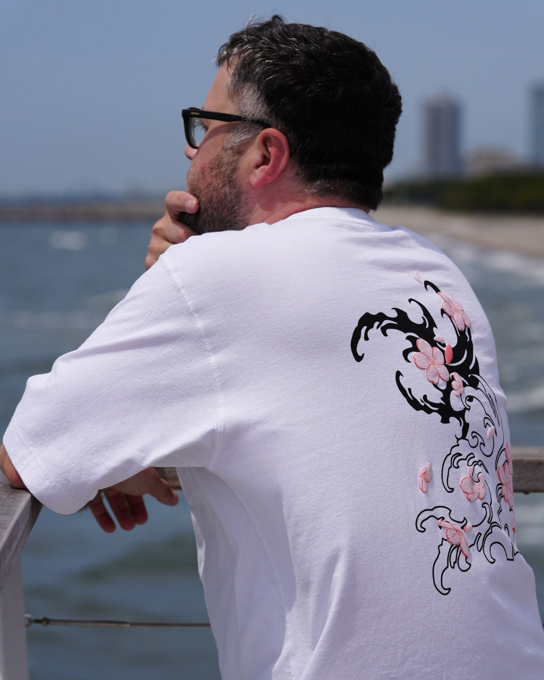 T-shirt Sakura - Blanc