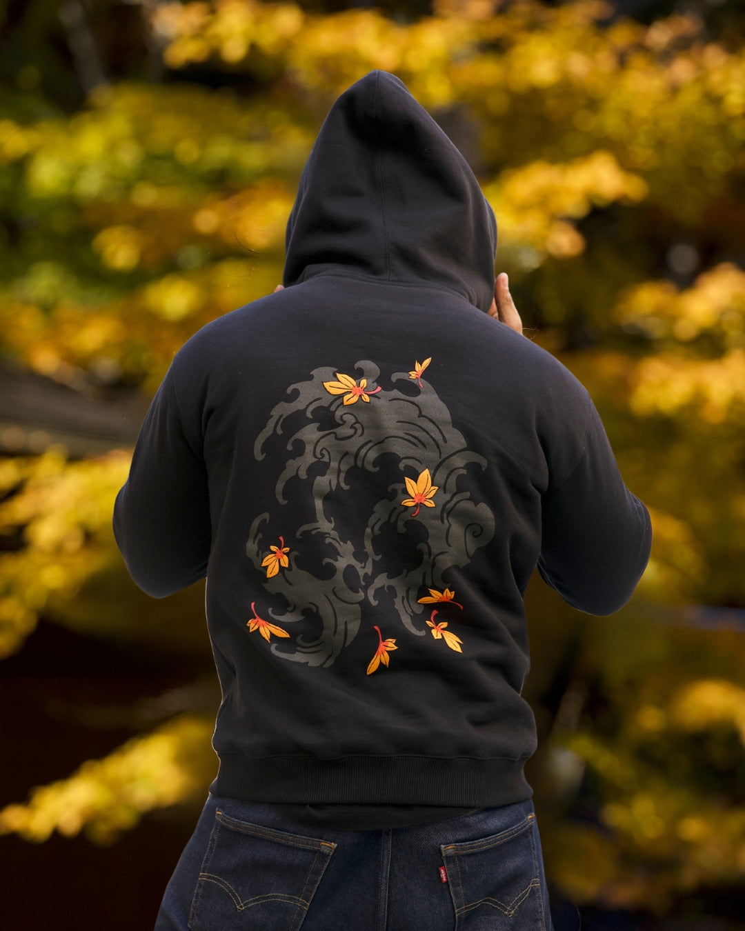 Hoodie Momiji - Black [Concours - 6 Participations]