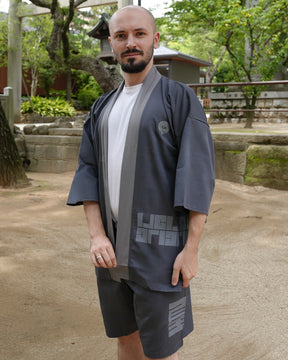 Short Gris - ensemble Yukata
