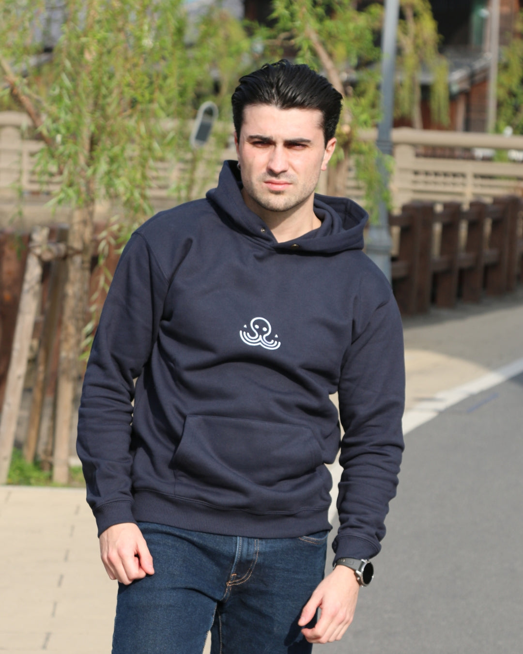 Hoodie Basics - Bleu