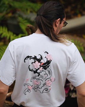 T-shirt Sakura - Blanc
