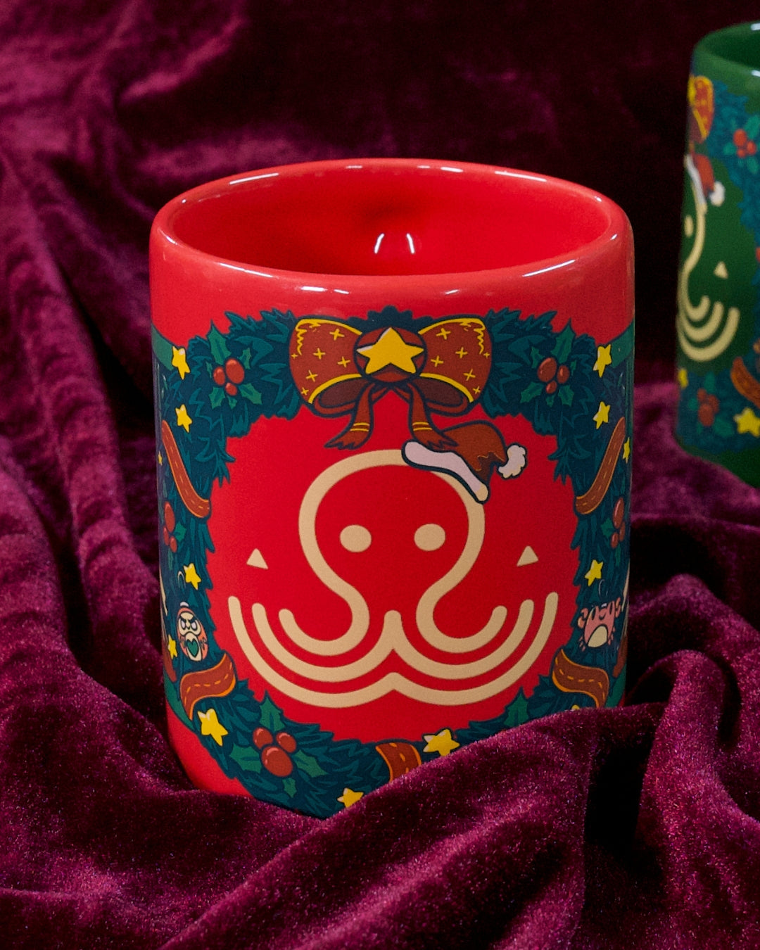 Mug noël rouge