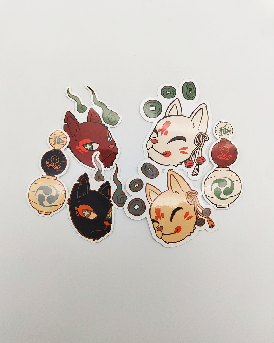 Les stickers Kitsune