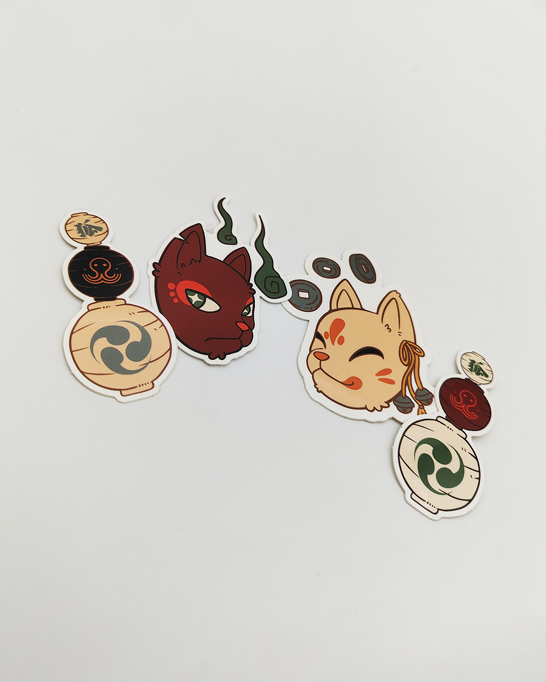 Les stickers Kitsune
