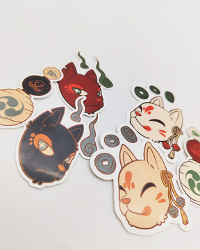 Les stickers Kitsune
