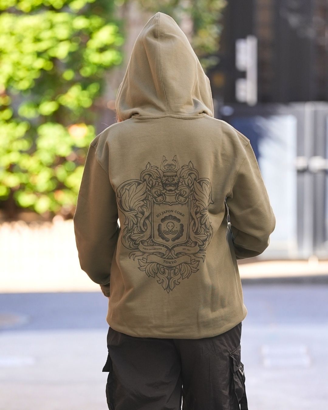 Hoodie Neo Samourai Kaki - NOUVELLE COUPE