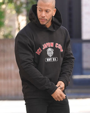Hoodie Neo Samourai Noir - NOUVELLE COUPE