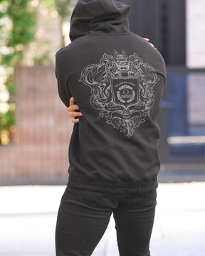 Hoodie Neo Samourai Noir - NOUVELLE COUPE