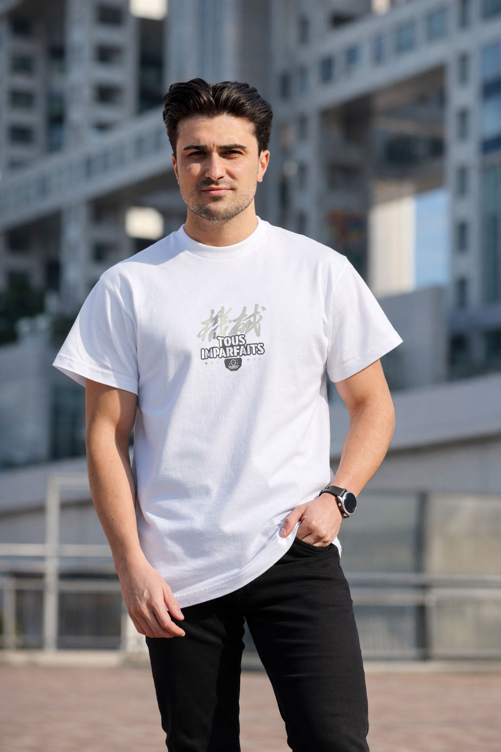 T-shirt Mecha - White