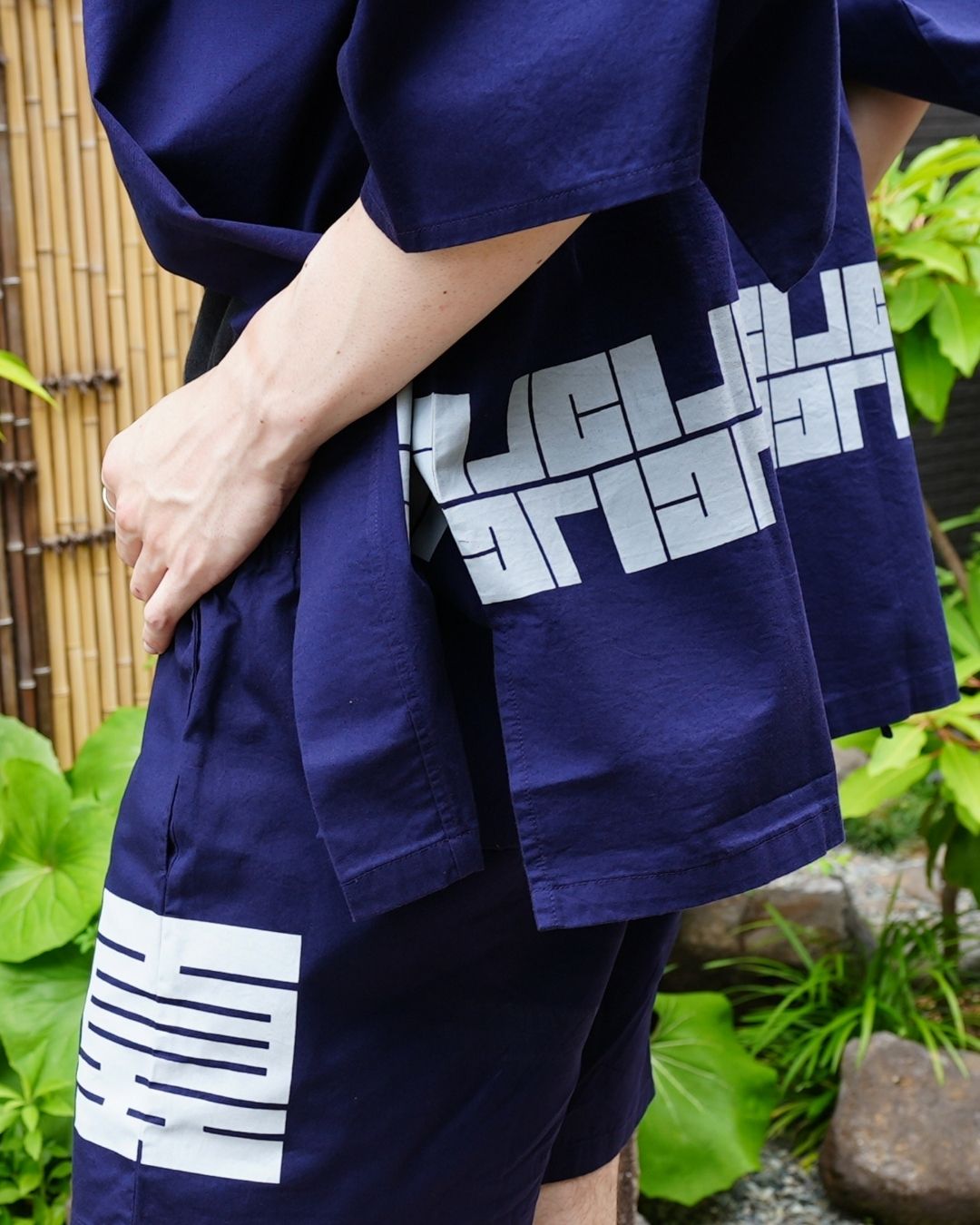 Short Navy - ensemble Yukata
