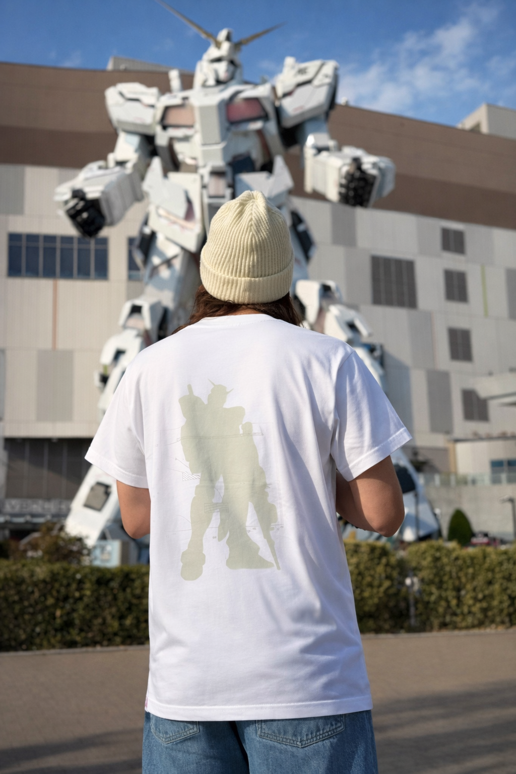 T-shirt Mecha - White