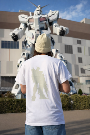 T-shirt Mecha - White