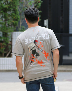 T-shirt Denji Gris - Collection Chainsaw Man