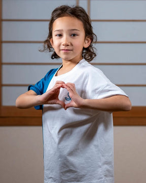 T-Shirt IJC pour enfant "Blanc/Bleu"