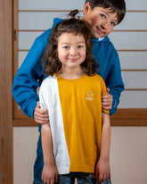 T-Shirt IJC pour enfant "Ocre/Blanc"