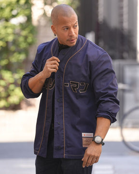 Veste Baseball Chainsaw Man - Denji Navy